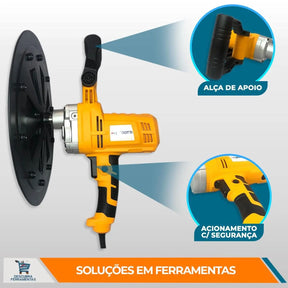 Desempenadeira Elétrica Para Reboco Mde 1200w Menegotti 110V/220V